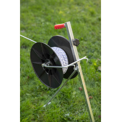 Super-Aufroller mit Griff und Halterung zur Montage am AKO-Halter Schwarz Super-Aufroller mit Griff und Halterung zur Montage am AKO-Halter Schwarz