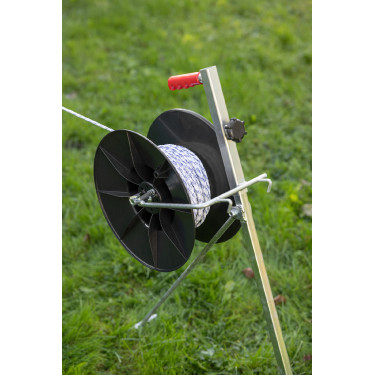 Super-Aufroller mit Griff und Halterung zur Montage am AKO-Halter Schwarz Super-Aufroller mit Griff und Halterung zur Montage am AKO-Halter Schwarz