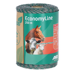 Weidezaunlitze EconomyLine AKO Grün / Grau Gr&uuml;n
