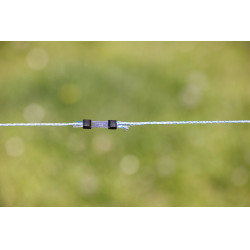 Weidezaunlitze PlatinumLine AKO Weiß / Blau Weiß