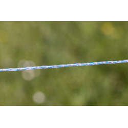 Weidezaunlitze PlatinumLine AKO Weiß / Blau Weiß