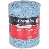 Weidezaunlitze PlatinumLine AKO Weiß / Blau Wei&amp;szlig;