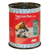 Weidezaunlitze TopLine Plus AKO Weiß / Rot Wei&szlig;