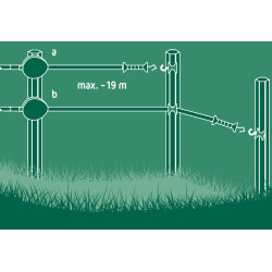 FlexiGate 19 m AKO Schwarz FlexiGate 19 m AKO Schwarz
