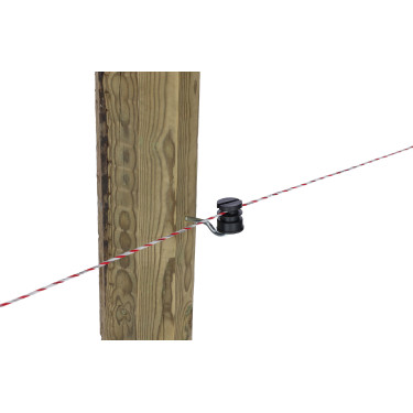 AKO Schlitzisolator Schwarz