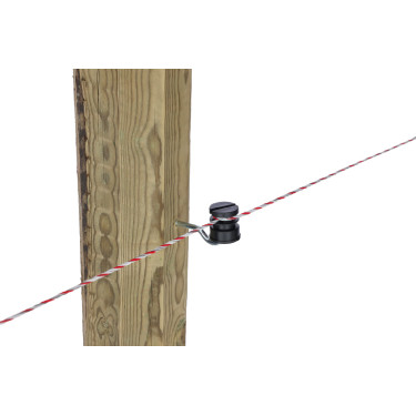 AKO Schlitzisolator Schwarz