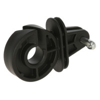 Stiftisolator für AKO-Eckpfosten Schwarz