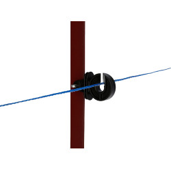 Stiftisolator für AKO-Eckpfosten Schwarz