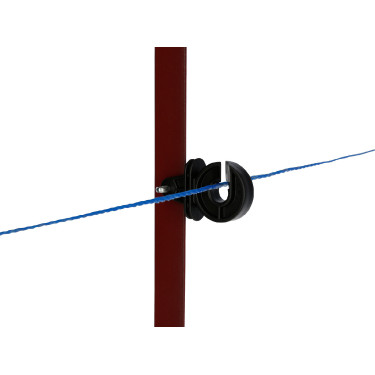 Stiftisolator für AKO-Eckpfosten Schwarz