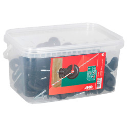 AKO Ringisolator Schwarz