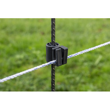 Zusatzisolator für runde und ovale Pfähle AKO Schwarz Zusatzisolator für runde und ovale Pfähle AKO Schwarz