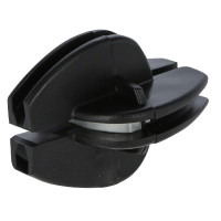 AKO Eckisolator / Typ „Ei“ Schwarz