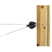 AKO Eckisolator / Typ „Ei“ Schwarz