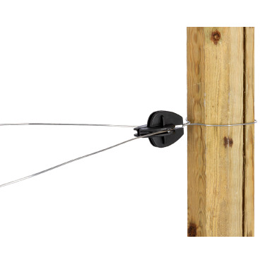 AKO Eckisolator / Typ „Ei“ Schwarz