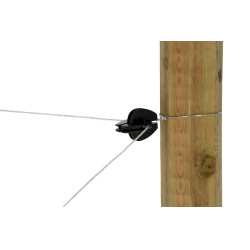 AKO Eckisolator / Typ „Ei“ Schwarz