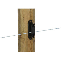 Premium AKO Eck- und Linienisolator Schwarz