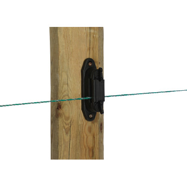 Premium AKO Eck- und Linienisolator Schwarz