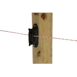 Premium AKO Eck- und Linienisolator Schwarz