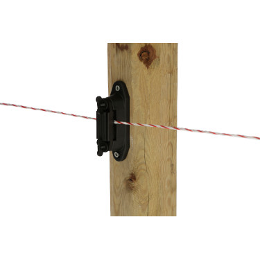 Premium AKO Eck- und Linienisolator Schwarz