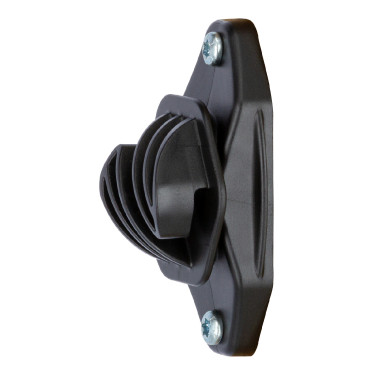 AKO Highland Isolator für Permanentzaun Schwarz