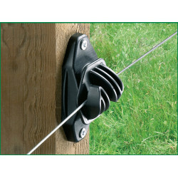 AKO Highland Isolator für Permanentzaun Schwarz