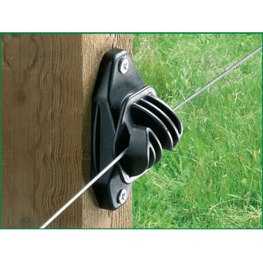 AKO Highland Isolator für Permanentzaun Schwarz