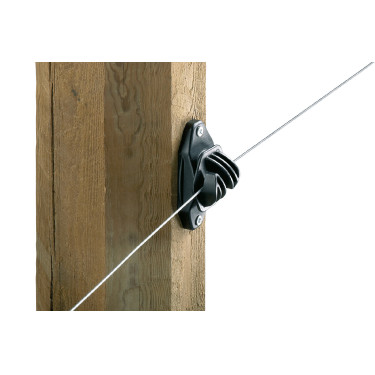 AKO Highland Isolator für Permanentzaun Schwarz