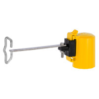 Kopfisolator, Winkellösung für Band/Kordel T-Post AKO Gelb