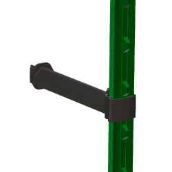 Abstandisolator T-Pfosten AKO Schwarz Abstandisolator T-Pfosten AKO Schwarz