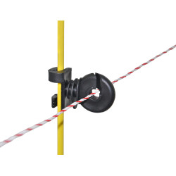 Zusätzlicher runder Clip-Isolator AKO Schwarz