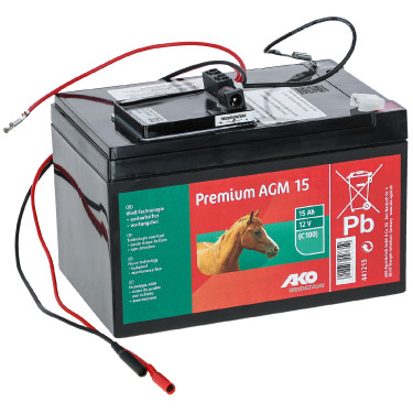 Premium-Komplettset AGM 15 Ah AKO