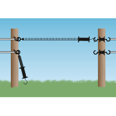 AKO Federverschluss-Set Schwarz