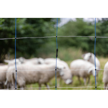 Litzclip®-Verbindung mit vertikalen Verstärkungen für Kerbl Hobbyfarming Weidenetze Litzclip®-Verbindung mit vertikalen Verstärkungen für Kerbl Hobbyfarming Weidenetze