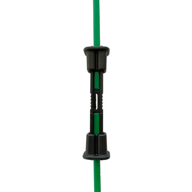 Litzclip®-Verbindung mit vertikalen Verstärkungen für Kerbl Hobbyfarming Weidenetze Litzclip®-Verbindung mit vertikalen Verstärkungen für Kerbl Hobbyfarming Weidenetze