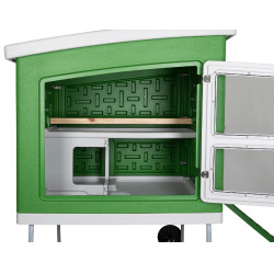 Mobile Geflügelstall Kerbl Hobbyfarming Grün / Weiß Gr&uuml;n