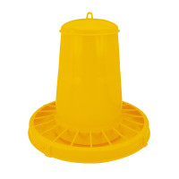 Geflügelfutterspender für Hühner und Küken Kerbl Hobbyfarming Gelb Geflügelfutterspender für Hühner und Küken Kerbl Hobbyfarming Gelb