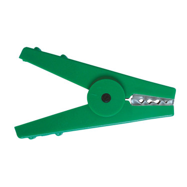 AKO-Krokodilklemme Grün Gr&uuml;n