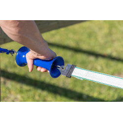 Premium-Torgriff mit Litzclip®-Bandverbinder AKO Blau Premium-Torgriff mit Litzclip®-Bandverbinder AKO Blau