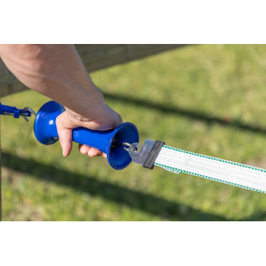 Premium-Torgriff mit Litzclip®-Bandverbinder AKO Blau Premium-Torgriff mit Litzclip®-Bandverbinder AKO Blau
