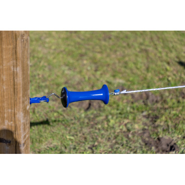 Premium-Türgriff mit AKO-Schnur- und Litzenanschluss Blau Premium-Türgriff mit AKO-Schnur- und Litzenanschluss Blau