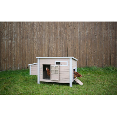 Hühnerstall Emma Kerbl Hobbyfarming Natürlich Braun