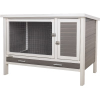 Kunststoff-Hühnerstall ECO Samy Kerbl Hobbyfarming Weiß / Grau Weiß