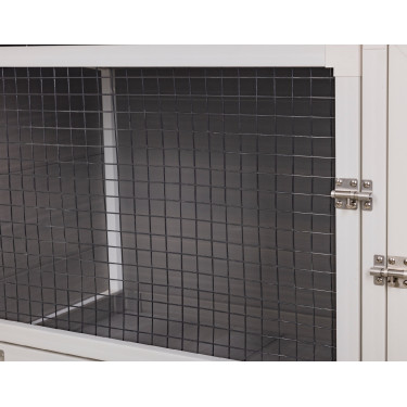 Kunststoff-Hühnerstall ECO Samy Kerbl Hobbyfarming Weiß / Grau Weiß Kunststoff-Hühnerstall ECO Samy Kerbl Hobbyfarming Weiß / Grau Weiß