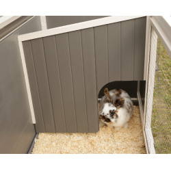 Kunststoff-Hühnerstall ECO Samy Kerbl Hobbyfarming Weiß / Grau Weiß Kunststoff-Hühnerstall ECO Samy Kerbl Hobbyfarming Weiß / Grau Weiß