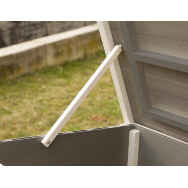 Kunststoff-Hühnerstall ECO Samy Kerbl Hobbyfarming Weiß / Grau Weiß Kunststoff-Hühnerstall ECO Samy Kerbl Hobbyfarming Weiß / Grau Weiß