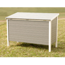 Kunststoff-Hühnerstall ECO Samy Kerbl Hobbyfarming Weiß / Grau Weiß Kunststoff-Hühnerstall ECO Samy Kerbl Hobbyfarming Weiß / Grau Weiß