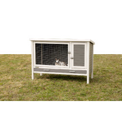 Kunststoff-Hühnerstall ECO Samy Kerbl Hobbyfarming Weiß / Grau Weiß Kunststoff-Hühnerstall ECO Samy Kerbl Hobbyfarming Weiß / Grau Weiß