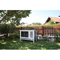 Kunststoff-Hühnerstall ECO Samy Kerbl Hobbyfarming Weiß / Grau Weiß Kunststoff-Hühnerstall ECO Samy Kerbl Hobbyfarming Weiß / Grau Weiß