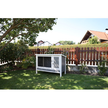 Kunststoff-Hühnerstall ECO Samy Kerbl Hobbyfarming Weiß / Grau Weiß Kunststoff-Hühnerstall ECO Samy Kerbl Hobbyfarming Weiß / Grau Weiß