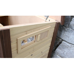 Thermo-No-Frost-Hühnerstall Kerbl Hobbyfarming Braun / Natur